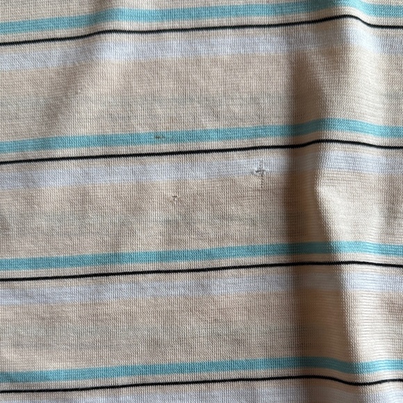 Christian Dior vintage and rare polo Men's Striped Tan Shirt large - Picture 3 of 5